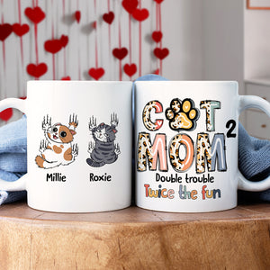 Personalized Gifts For Cat Mom Coffee Mug 04QHDT230324 Mother's Day - Coffee Mugs - GoDuckee