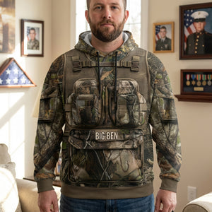 Outdoor Hunting 3D Hoodie – Personalized Gifts For Hunting Lovers 03ohqn261225 - AOP Products - GoDuckee