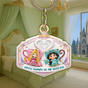 Best-tea Acrylic Keychain - Personalized Gifts For Best Friends 03NALU030625 - Keychains - GoDuckee