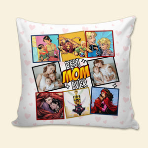 Best Mom Ever-Custom Photo Square Pillow-Gift For Mom-05dnqn070423 - Pillow - GoDuckee