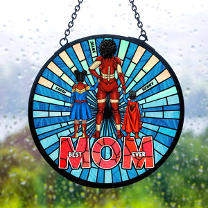 Personalized Gifts For Mom Stained Glass Sunburst 04qhqn120225pa - Ornament - GoDuckee