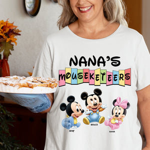 Personalized Gift For Grandma Shirt. Adorable Mouse Characters 04OHLU130325 - Shirts - GoDuckee
