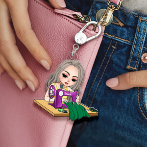 Personalized Gifts For Sewing Lover Keychain 01qnqn200225 - Keychains - GoDuckee