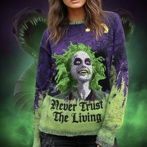 Fun Horror Anti Social Ugly Sweater, Personalized Gifts For Horror Fans 01qhtn080925 - AOP Products - GoDuckee