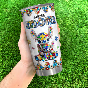 Personalized Gifts For Autism Mom Tumbler 01tgtn220325 Ausome Mom - Tumbler Cup - GoDuckee