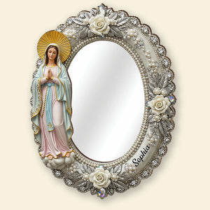 Personalized Gifts For Virgin Mary Lovers Mirror 06naqn240725 - Mirror - GoDuckee