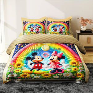 Personalized Gifts For Couple Quilt Bed Set 05ohtn210125 - Blanket - GoDuckee