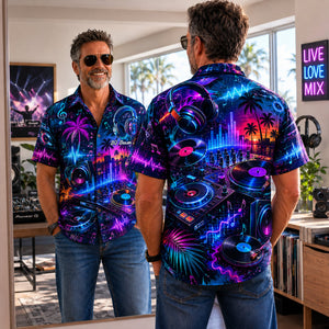 DJ Hawaiian Shirt - Personalized Gifts For Music Lovers 01nalu020626 - Hawaiian Shirts - GoDuckee