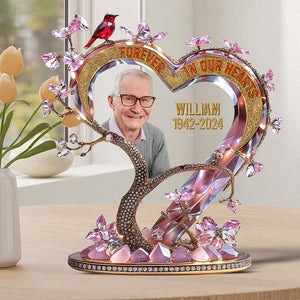 Memorial Acrylic Plaque Custom Photo Gifts For Heaven 04TGQN280425 - Shaped Plaques - GoDuckee