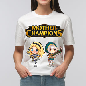Personalized Gifts For Mom Shirt Mother Of Champions 02OHLU070225 - Shirts - GoDuckee