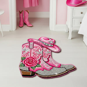 Cowgirl Boots Doormat - Personalized Gifts For Cowgirl 03namg150825 - Doormat - GoDuckee