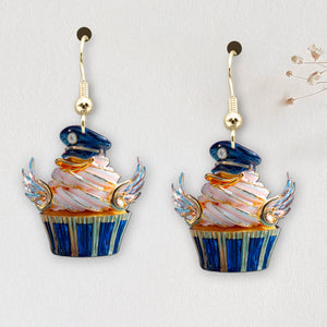 Cute Cupcakes Earrings - Personalized Gifts For Cartoon Lovers 01TGDT080725 - Earrings - GoDuckee