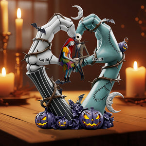 Forever Heart Acrylic Plaque Personalized Gifts For Couple 01TODT140725 - Shaped Plaques - GoDuckee