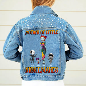 Personalized Gifts For Mom Denim Jacket Mother Of Little Nightmares 03ohtn010424 - Denim Jacket - GoDuckee