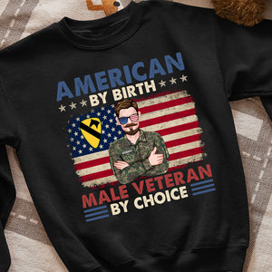 Male Veteran American By Birth Veteran By Choice, Personalized Shirt 061acqn190623tm - Shirts - GoDuckee