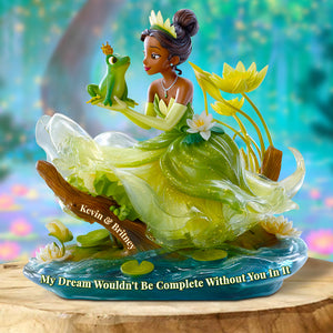 Kissing Frog Couple Acrylic Plaque Personalized Gifts For Couple 02TGDT060525 - Shaped Plaques - GoDuckee