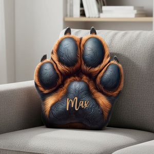 Dog Paw Shaped Pillow Personalized Gifts For Dog Lovers 01hutn081125 - Pillow - GoDuckee