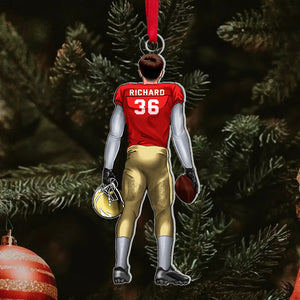 Personalized Gifts For Football Player Acrylic Ornament 03acqn111124tm - Ornament - GoDuckee