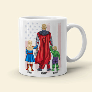 Dear Dad Great Job We're Awesome Personalized Coffee Mug DR-WHM-07QHQN280423TM - Coffee Mug - GoDuckee