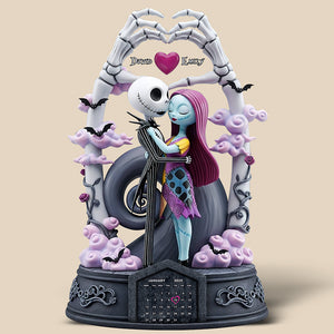 Spooky Love Acrylic Plaque - Personalized Gifts For Couple 02TOQN270625 - Shaped Plaques - GoDuckee