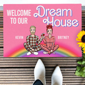 Personalized Gifts For Couple Doormat 03ACDT170724HH - Doormat - GoDuckee