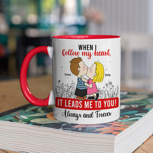 Personalized Gifts For Couple Coffee Mug 01kaqn171224hg Always And Forever - Coffee Mug - GoDuckee