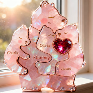 Mom Warmest Hug Acrylic Plaque, Personalized Gifts For Mom 02qhtn090326 - Shaped Plaques - GoDuckee