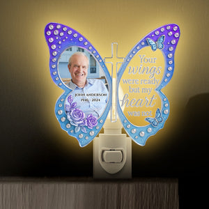Memorial Heaven Acrylic Night Light Personalized Gift For Heaven 04PGDT080725 - Night Light - GoDuckee
