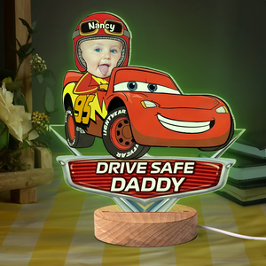 Custom Photo Gifts For Kids Cartoon Car LED Light 01acpu091224 - Led Night Light - GoDuckee