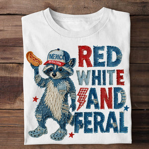 Funny Raccoon Personalized Gifts For The 4th Of July Spirit 04NADT300525 - Shirts - GoDuckee