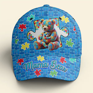 Gifts For Autism Mom Classic Cap 04ohqn220225 Mama Bear - Caps - GoDuckee