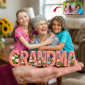 Love Acrylic Plaque - Custom Photo Gifts For Mother and Grandma 03huqn130226 - Shaped Plaques - GoDuckee