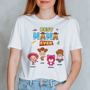 Personalized Gifts For Mom Shirt Best Mama Ever 01KAPU280224 - 2D Shirts - GoDuckee