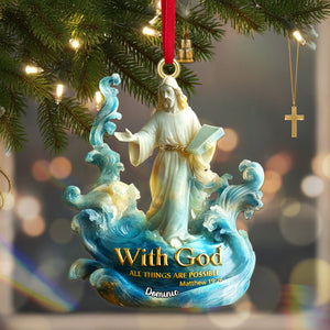 Personalized Gifts For Christmas, The God Acrylic Ornament 01tgmg180925 - Ornament - GoDuckee