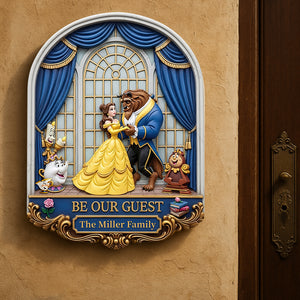 Fairy Tale Couple Wood Sign Personalized Gifts For Family 01qhdt300525 - Wood Sign - GoDuckee