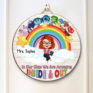 Personalized Gifts For Teacher Wood Sign Amazing Inside Classroom 03XQDC070824HH - Wood Sign - GoDuckee