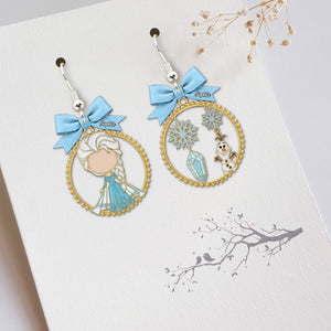 Cartoon Princess Acrylic Earrings Personalized Gifts For Her 01pgtn040725 - Earrings - GoDuckee
