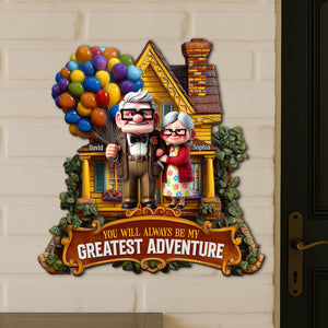 Greatest Adventure Wood Sign Personalized Gifts For Couple 02TGTN240525 - Wood Sign - GoDuckee