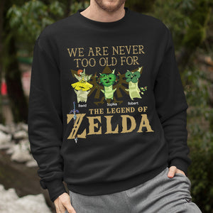Gaming Lover Never Too Old 022acqn120623 Personalized Shirt - Shirts - GoDuckee