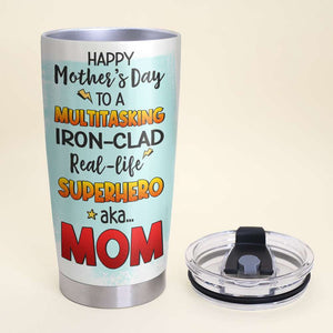Gift For Mom, Personalized Tumbler, Mom And Kids Tumbler, Mother's Day Gift 07HUHN290323TM - Tumbler Cup - GoDuckee