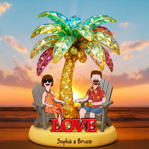 Couple Forever Acrylic Plaque Personalized Gifts For Couple 03TOLU130625PA - Shaped Plaques - GoDuckee