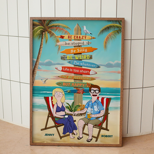 Personalized Gifts For Couple Canvas Print Life Is Too Short 01xqpu120225pa - Poster & Canvas - GoDuckee