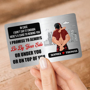 Personalized Gifts For Couple Wallet Card Be By Your Side 04KADT070125HG - Wallet Card - GoDuckee
