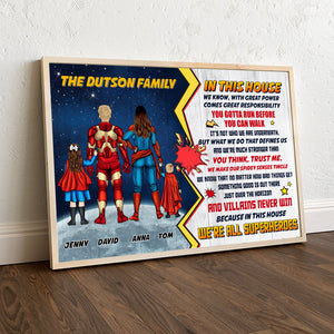 Family 04QHTN010423TM Personalized Canvas Print - Poster & Canvas - GoDuckee