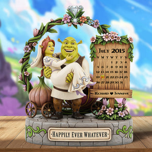 Happily Ever Acrylic Plaque - Personalized Gifts For Couple 01QHQN250625 - Shaped Plaques - GoDuckee
