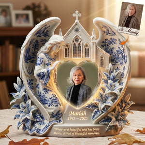 In Loving Memory Acrylic Plaque - Personalized Custom Photo Gift For Christian 01PATA270226 - Shaped Plaques - GoDuckee