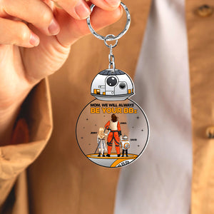 Personalized Gifts For Mom Keychain We Will Always Be Your BBs 04qhtn270224hhhg - Keychains - GoDuckee