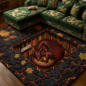 Dragon Book Custom Shape Doormat - Personalized Gifts For Book Lovers 05tgqn171125 - Doormat - GoDuckee