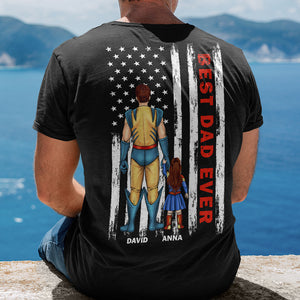Wolverine Dad T-Shirt, Best Dad Ever, Personalized Father's Day Gift
