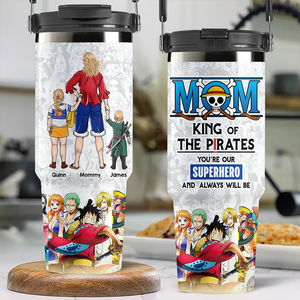 Personalized Gifts For Mom Tumbler Cup Mother's Day Pirate Mom 021ACHU010425PA - Tumbler Cup - GoDuckee